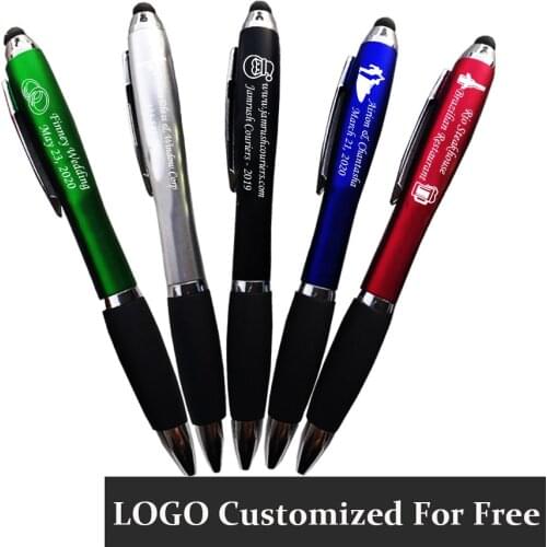 Lightbox Ballpoint Pen 3 in 1 LED Light up Flashlight with Phones Touch Screen Devices Light Box Pen OEM logo wholesale gifts