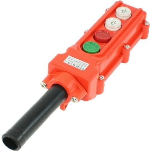 ON/OFF Up Down Hoist Crane Pendant Control Station Pushbutton Switch
