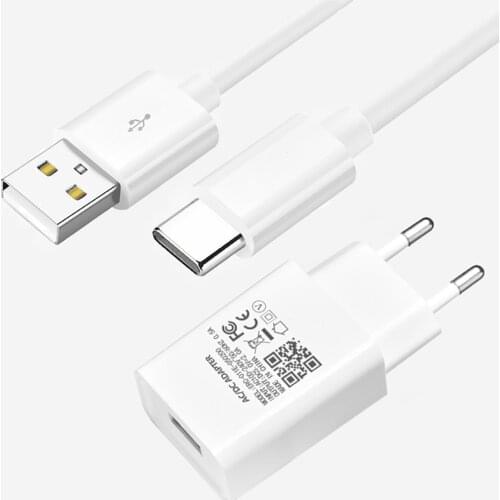 Type C Charger Charging Cable For Samsung A42 F41 A30S M31S S20 S10 Huawei P Smart 2021 Redmi Note 9 5V 2A Wall Charger Adapter