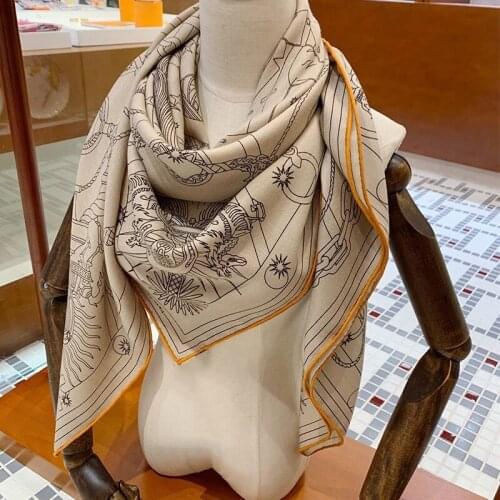 2021 Women Winter Warm Scarves Wraps Large Square Cashmere Blanket Scarf Shawl Cape for Ladies Autumn Fashion Foulard