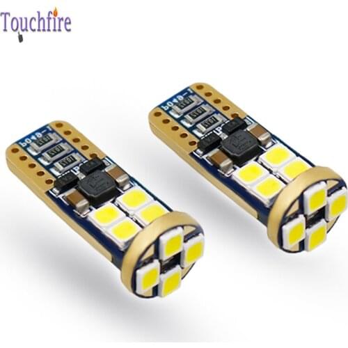 10PCS T10 W5W 194 168 Canbus No Error License Plate Lights LED Car Bulb Clearance Interior Reading Auto Truck Lamp 12V Wholesale