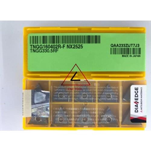 TNGG160402R-F NX2525 10pcs original Mitsubishi turning insert DIAEDGE