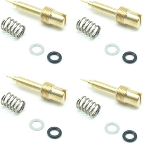 4 Carburetor Pilot Air Mixture Screws for HONDA CBR250 MC14/MC17/MC19 HONDA CB1 CB400F 1989-1991 HONDA CBR600F 1989-1991 Parts