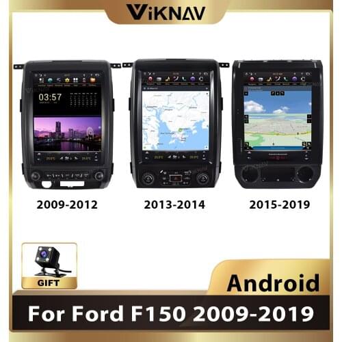 64GB Car Radio for Ford F150 2009-2019 Android Multimedia Player Head Unit Stereo Receiver Touch Screen Auto GPS Navigation