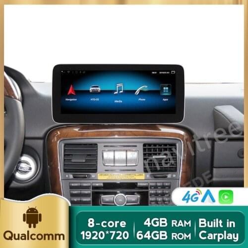 12.5" Android 4G+64G Car Stereo Head Unit Navigation GPS NAVI DVD Player For Mercedes Benz G Class W461 W463 2012-2017 2018 2019