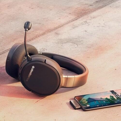 SteelSeries ARCTİS 1 Wireless ClearCast with 4-in-1 Wireless gaming Headset noise Canceling Headphone for PC PS4 nintendo