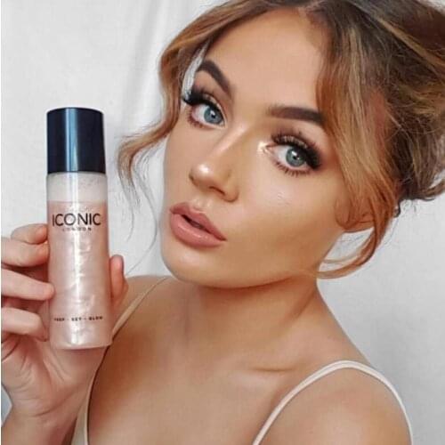 Bronzer Highlighter Liquid Setting Spray Illuminating Face Shimmer Long-lasting Brighten Glow Face Glow Highlighter Makeup Face