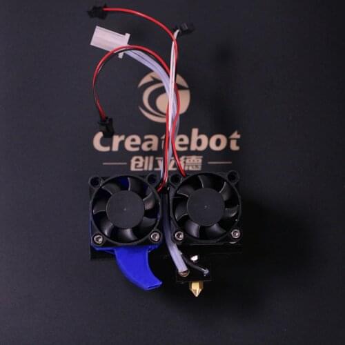 MK10 Createbot 3D Printer Extruder for 0.4mmNozzle 1.75mm Left/Right hotend Full Kit with motor,heat kit & fan 3D Printer parts