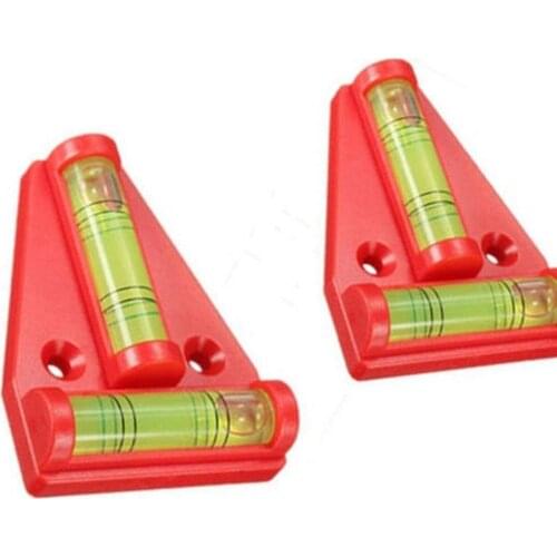 Levelling Tool T-shaped Two Way Mini Bubble Spirit Level Builder Measurement Triangular Level Spirit Bubble Shell Measuring Tool
