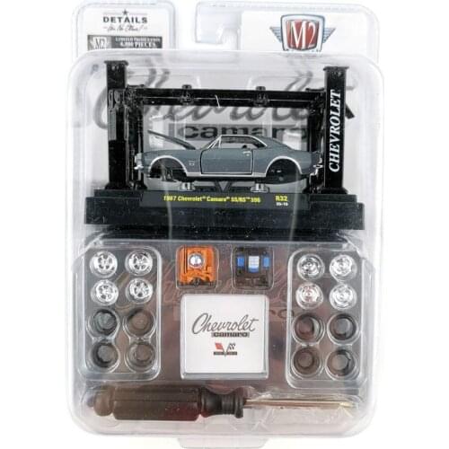 M2 1:64 1967 Chevrolets Camaro ss/rs 396 Collection Metal Die-cast Simulation Model Cars Toys