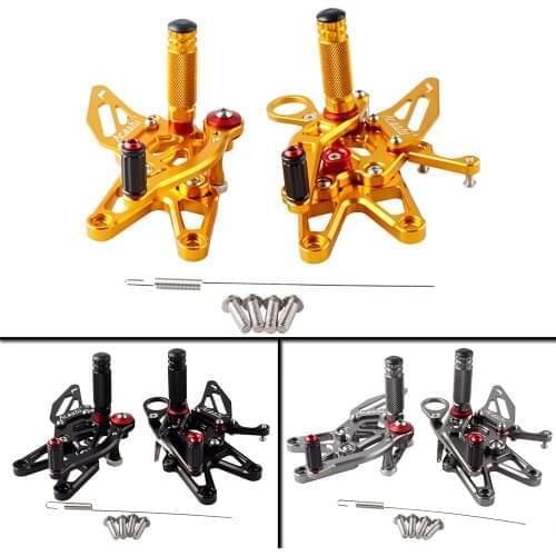 Motorbike Adjustable Rear Set Footrests Foot Pegs Kit For BMW S1000RR 2009-2014 Spare Parts
