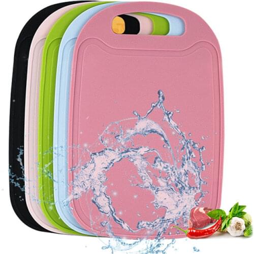Colorful Food Slice Tools Plastic 1 PCS Cutting Board Cooking Supplies Hanging Design Kitchen Accessories Anti Bacterium