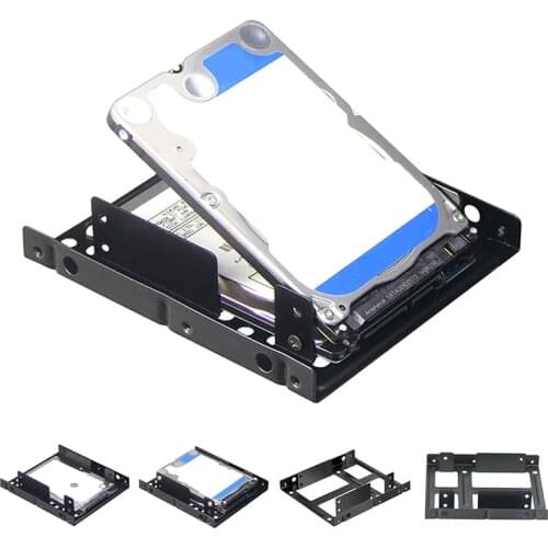 2.5 To 3.5 Hard Disk Bracket Hard Drive Dual Desktop SSD Mounting Bracket Internal Adapter Hot sale