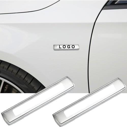 2- 40 pcs Car Side Fender Body Logo Emblem Trim Sticker Metal Car Tuning For VOLVO S40 S60 S70 S80 S90 C30 C60 C70 XC40 XC60