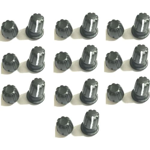 Lot 10 Pair Volume Knob and Channel Selector Knob For Kenwood TK3160 TK-3160 TK-3107 TK-3207 TK-3360 TK-2207 KG-816 NX320 Radio