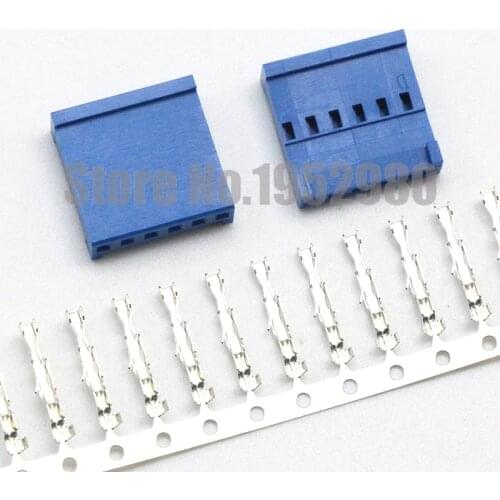 20 set HE14 Series Connector 2.54mm Pitch 2/3/4/5/6/8/10/12Pin Pos Replacement of TYCO/AMP/TE 281838 Connector with Terminals