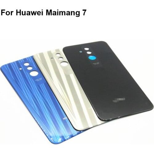 Tested NEW Black For Huawei Maimang 7 Full Battery Cover Back Cover Door Housing Case For Huawei Maimang7 with logo