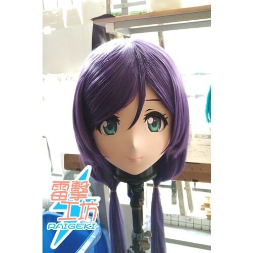 RAIGEKI MAKS 16) Resin 3/4 Head Female/Girl Kigurumi Anime Cosplay Masks Crossdress Japan Role Lolita Crossdresser DOLL BJD Cos