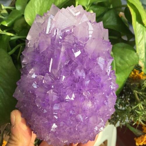Rare and beautiful purple quartz crystal crystal cluster used for home decoration wedding decoration aquarium 1000-1100g