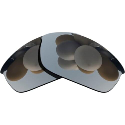 Polarized Sunglasses Replacement Lenses for-Flak Jacket Frame - Silver