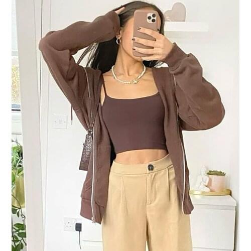 Big Size Girls Thick Hoodies 2021 Spring Fashion Ladies Streetwear Fleece Outfits Y2K Boyfriend Loose Hoodies Unisex Women Chic