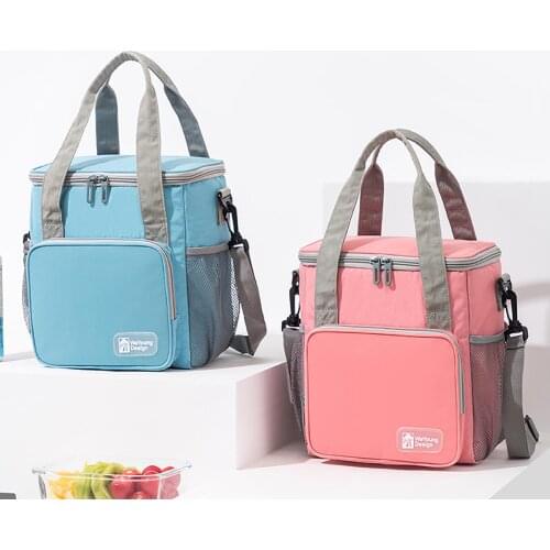 Waterproof Leakproof Adjustable Insulated Lunch Bag Outdoor Picnic Thermal Pouch