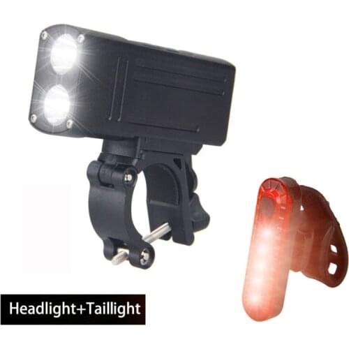 Waterproof USB Bike Headlight 3 LED Front Cycling Light 1600 Lumens MTB Bike Flashlight for Night Riding