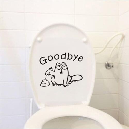 WC Toilet Entrance Sign Door Stickers For Public Place Home Decoration Waterproof Wall Sticker Creative Pattern Decals DIY Funny