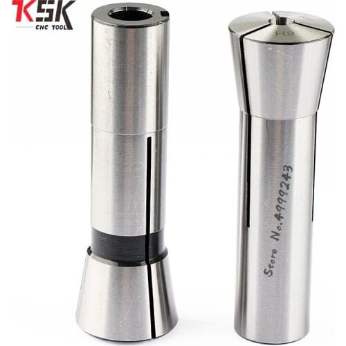 High Precision 1Pcs Metric R8 Collet Clamping Size M3-M20 65Mn Steel Collet Chuck for CNC Engraving Machine & Milling Lathe Tool