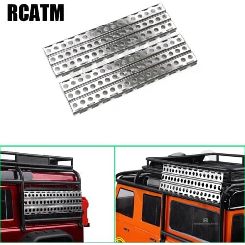 2pcs Metal Anti-skid Self-help Board Splice Expand for 1/10 RC Crawler Car TRX4 RC4WD D90 Axial Scx10 90046 CC01 VS4