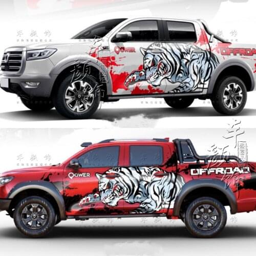 2pcs Car Stickers For Ford Raptor F150 Exterior Custom Off-road Style Decals Pickup Truck Ranger Decorative Stickers