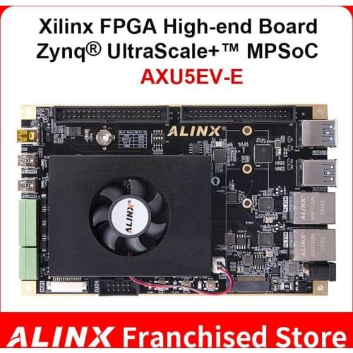 ALINX AXU5EV-E: Xilinx Zynq UltraScale+ MPSoC ZU5EV FPGA Board Vitis-AI DPU 4K Video