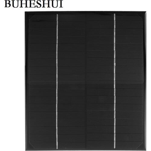 BUHESHUI 6W 12V Solar Cell Mono PET Solar Panel DIY Solar Power Battery Charger 200*170MM 10pcs FreeShipping