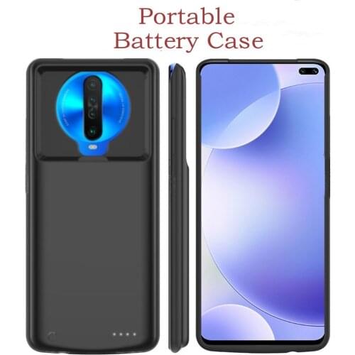 PowerBank Battery Charging Cover For Xiaomi Redmi K30 Ultra Battery Case External Backup Battery Charger Case For Xiaomi POCO X3