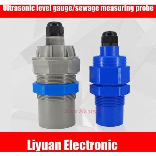 G1/2 Ultrasonic Level Gauge/Range Sensor/4-20MA Displacement Level and Level Measuring Probe Sewage Measuring Level Gauge IP65