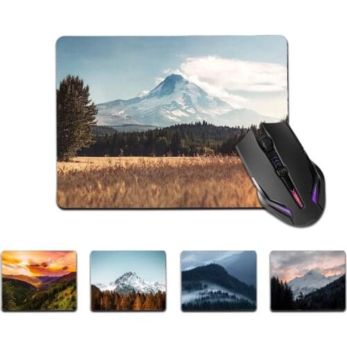 FHNBLJ Top Quality Forest Mountain Snow Smoke Office Mice Gamer Soft Mouse Pad Top Selling Wholesale Gaming Pad mouse