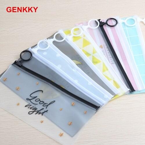 Genkky Transparent Pencil Cases