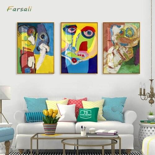 Classic Abstract Style Modern Decoration Art Canvas Print Painting Poster Wall Pictures for Living Room Home Décor
