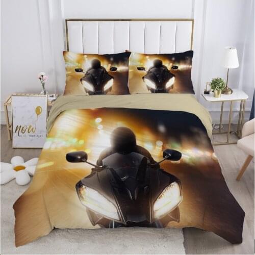 Bedding set Queen King Full Double Duvet cover set pillow case Bed linens Quilt cover 240x220 240*260 Car motorcycle
