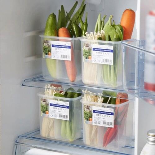 Kitchen Refrigerator Food Storage Container Storage Box Frozen Vegetables And Fruits Organizer Kitchen Storage Accessories