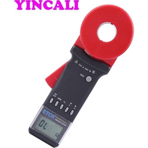 Multi-function Clamp Earth Resistance Tester ETCR2100C+ Automatic shifting Measuring 0.01~1200ohm, 0.00mA-20.0A Storage 99 sets