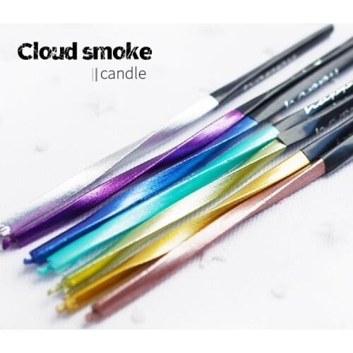 Creative birthday candle cloud smoke single packaging triangle creative candle birthday party candle line candle wedding