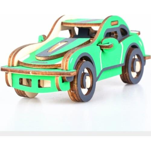 P65-3D Puzzle DIY Creative 3D Hurricane Racing Wooden Model Building Kit Toy Hobby Gift for Kids Adult