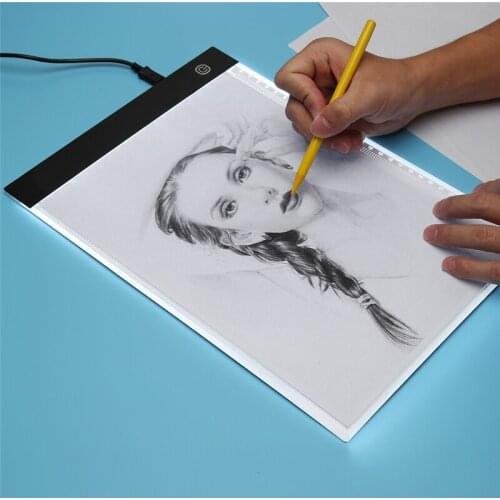 USB A3/A4 LED Copy Pad Comic Drawing Tracing Stencil Board ,Touch Artist Table Plate,profession Writing Painting Graphics Tablet