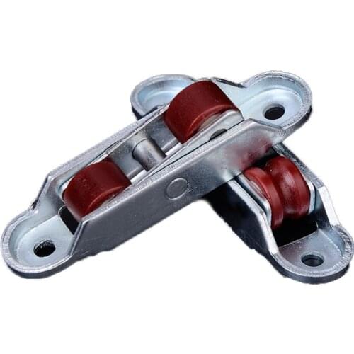 Plastic Steel Double- wheels Door Roller Pulley Moisture-resistant Sliding Doors Rollers Balcony Bathroom Accessories