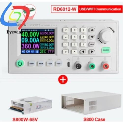 RD RUIDEN RD6018 RD6018W 60V USB WiFi DC DC adjustable Step Down Power Supply Module Buck Converter and 800W 1000W AC to DC PSU