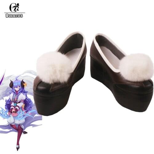 ROLECOS Game LOL Cosplay Shoes LOL Spirit Blossom Kindred High Heel Shoes for Women Cosplay Shoes LOL Spirit Blossom Kindred