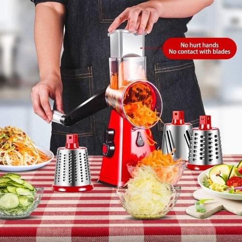 Rotary Grater Vegetable Slicer Hand Grater for Kitchen Food Slicer Shredder Easy to Clean