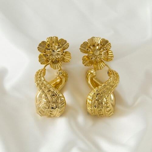 SUNNICE Designs Long Beautiful With Earrings For Women Gold Jewelry 2020 Accessories Drop Wedding Gift