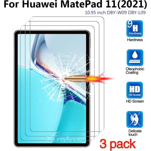 For Huawei MatePad 11 2021 Screen Protector, Tablet Protective Film Tempered Glass for Huawei MatePad 11 (2021) 10.95"